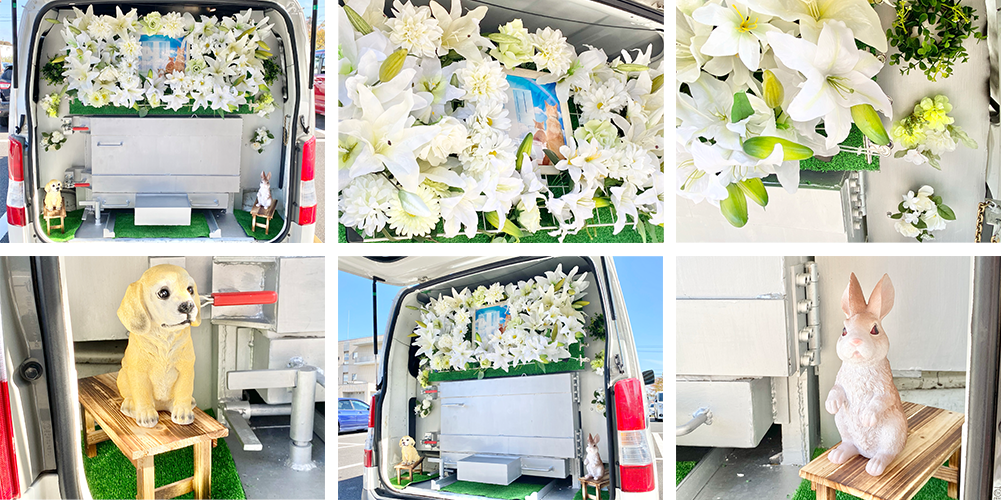 祭壇・納棺の準備