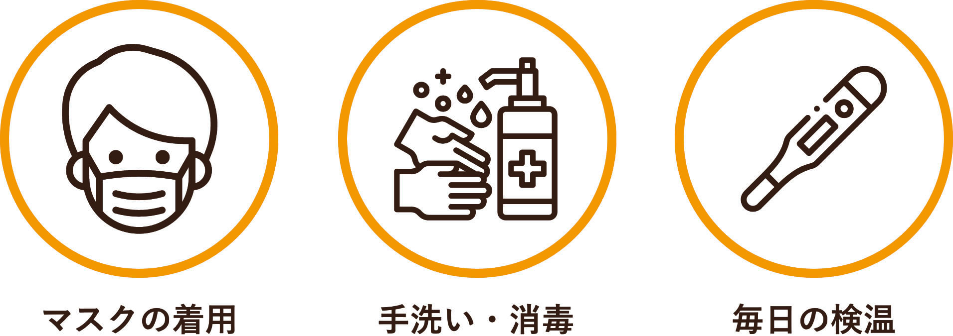 とわの虹は新型コロナウィルス感染症対策を実施しています。