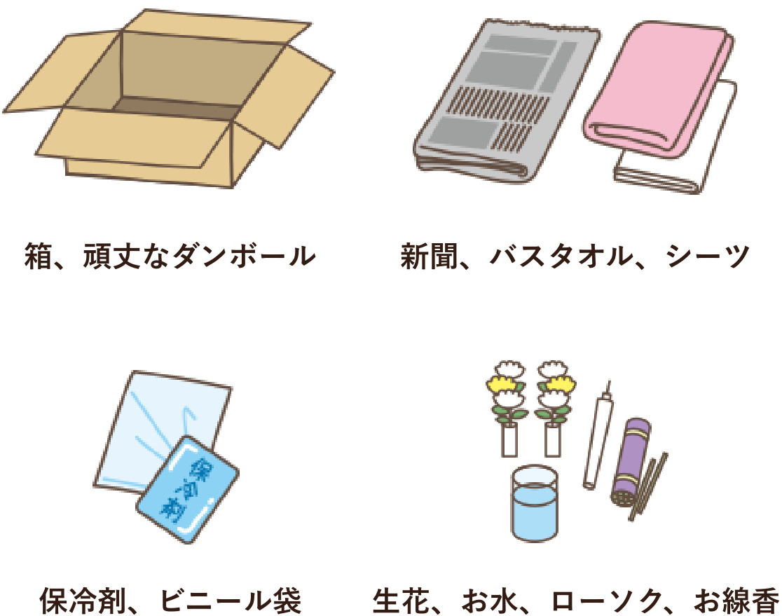 ご用意いただくもの